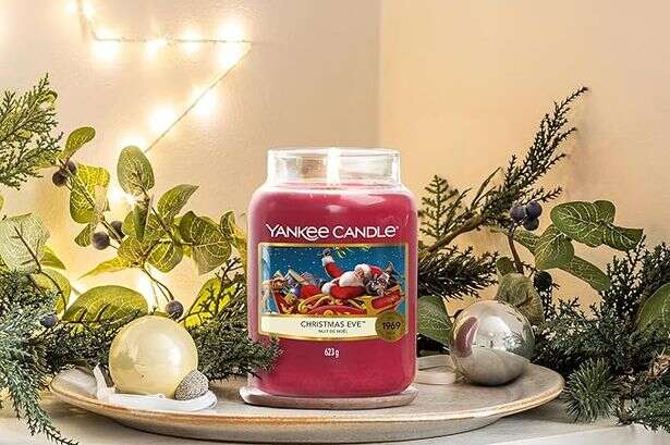 Amazon halves price of Christmas Yankee Candle as fans say 'favourite scent for this time of year'