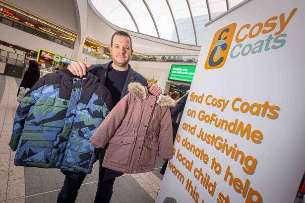 Dad gives away 50 coats to kids at Birmingham New Street Station and says 'I didn't expect to'