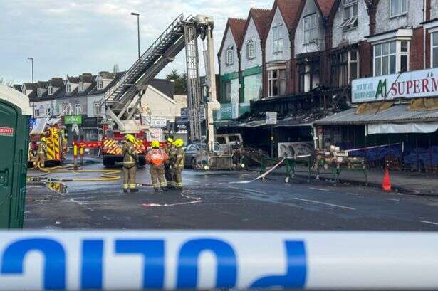 Residents evacuated as 55 firefighters tackle huge Stratford Road supermarket blaze