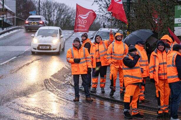 Picket line pictures show dramatic first day of Birmingham bin strikes