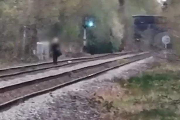 Safety fears as man seen walking on Birmingham railway line moments before steam engine due