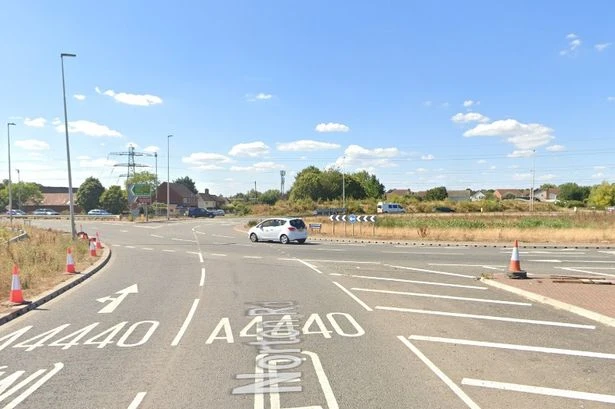 Motorcyclist dies in Midlands city roundabout crash tragedy leading to road main closures