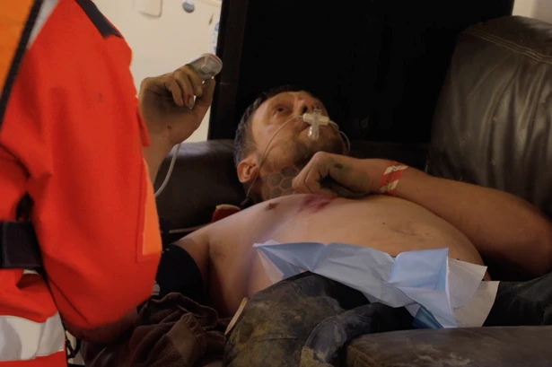 Biker who plummeted 30 feet thought he'd never walk again