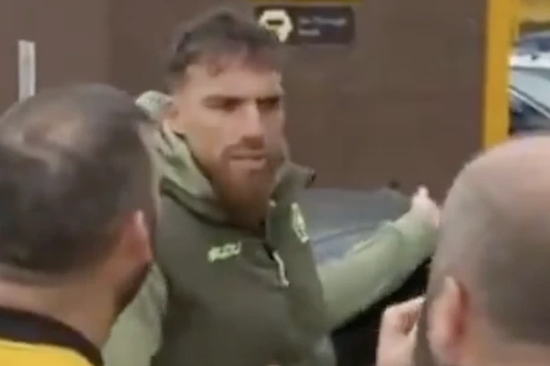 Wolves star involved in heated exchange with fans in car park after Burnley defeat