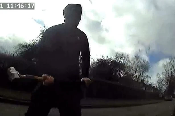 Shocking moment binmen attacked by tooled-up thugs as gun fired at lorry