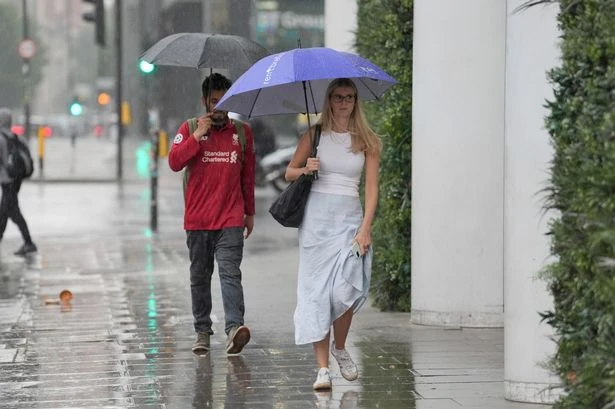 Exact locations thunderstorms will hit UK as yellow alert issued
