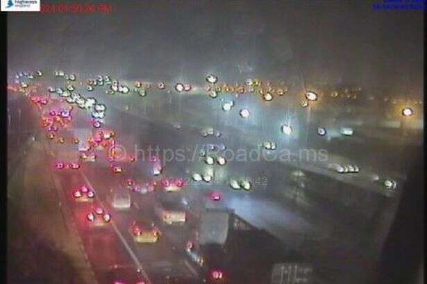 M6 Spaghetti Junction crash live after rush-hour collision causes hour delays