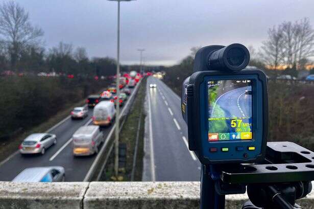 Police warning to drivers as 100 caught red-handed speeding through 40mph roadwork zones