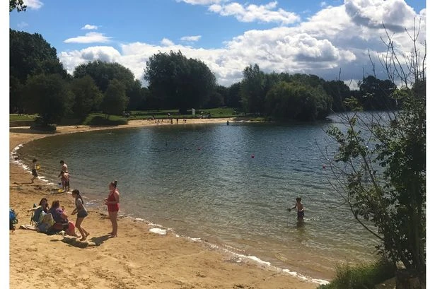 The lakeside beach just 90 minutes from Birmingham with 'beautiful views'