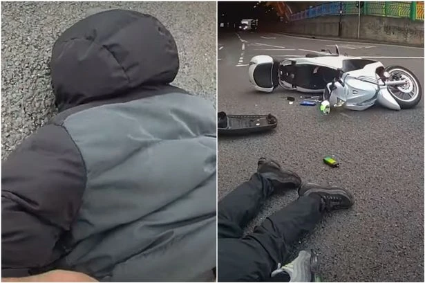 Birmingham city centre drama as teens tackled to ground by police in stolen bike arrest