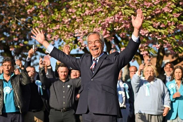 Reform UK celebrates Midland election results as Nigel Farage targets green schemes and asylum seeker project