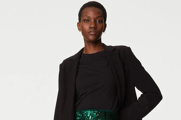 Marks & Spencer's £29 sequin skirt 'perfect for party season' and looks 'gorgeous'
