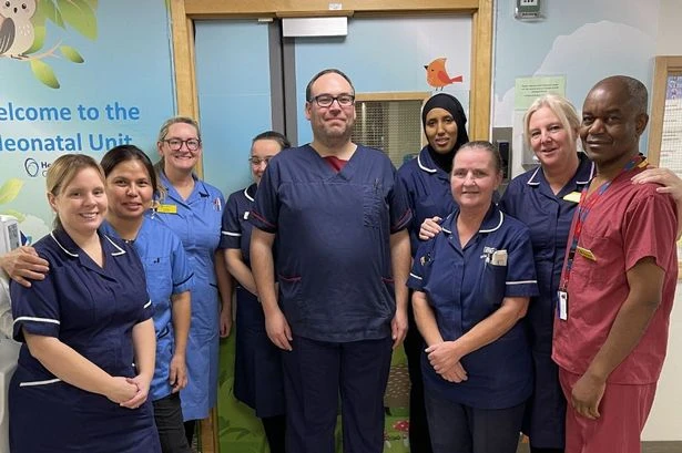Dad becomes Birmingham hospital nurse after staff saves daughter's life