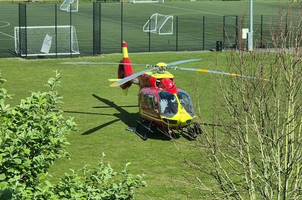 Student hit by car outside city college campus as air ambulance called to scene