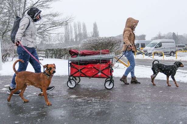 17 counties in England set to wake up to snow next week from 6am