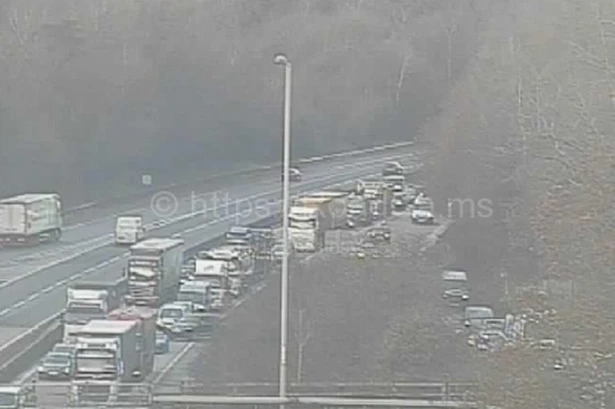 M54 incident live updates as van and lorry crash cause 90-minute traffic chaos