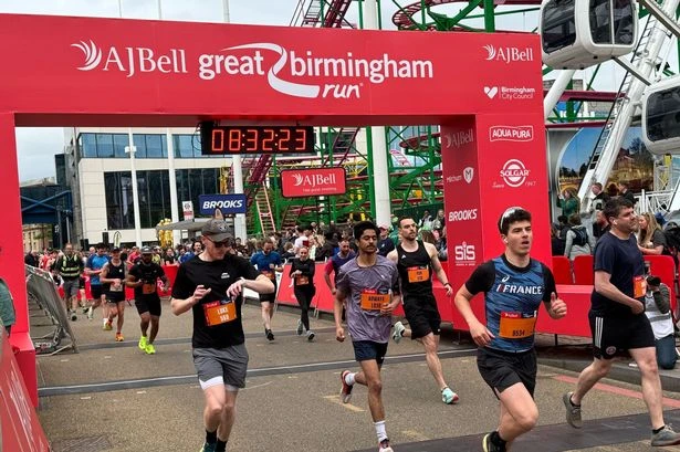 Great Birmingham Run 2025 best times and pictures as crowds roar for runners