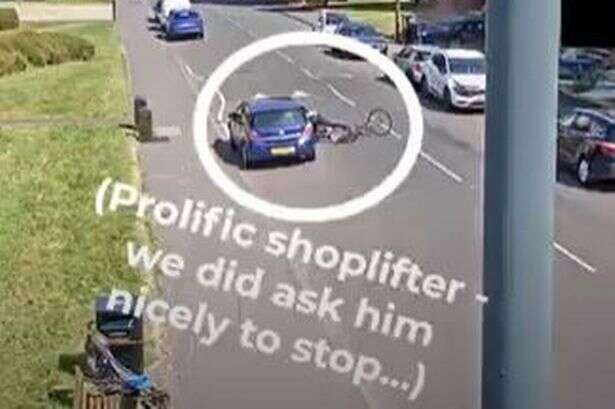 See 'cyclist thief' tackled to floor as police make arrests and recover £50k of stolen goods