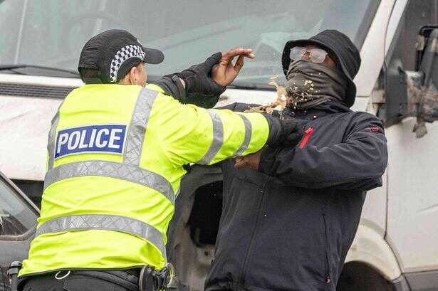 ‘Heavy-handed policing' claim as Birmingham binmen clash with officers in depot dispute