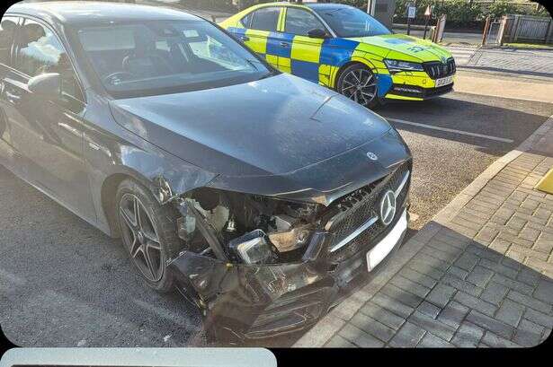 'Drunk' driver continued on M6 after crash left parts of Mercedes hanging off