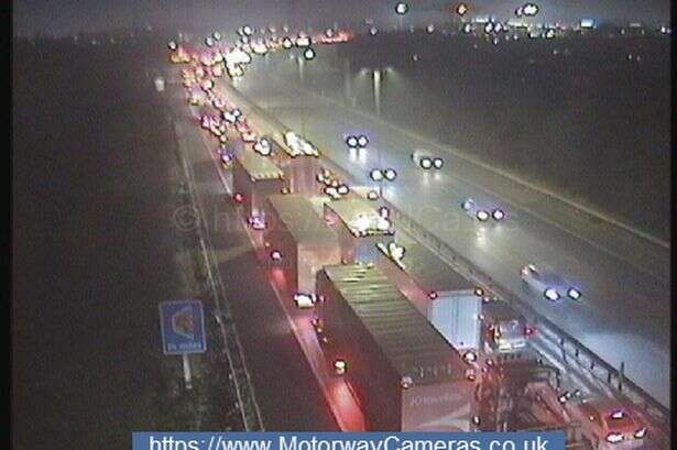 M6 crash live as traffic held and motorists warned of rush-hour delays