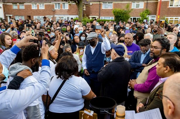 Hundreds pack streets for Dea-John Reid vigil in Kingstanding