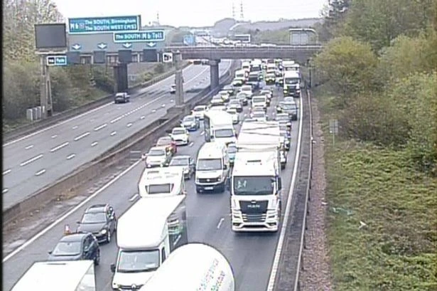 M6 closed in Staffordshire live due to police-led incident