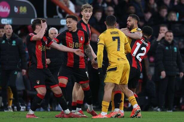 Wolves learn outcome of FA charge after Matheus Cunha red card vs Bournemouth