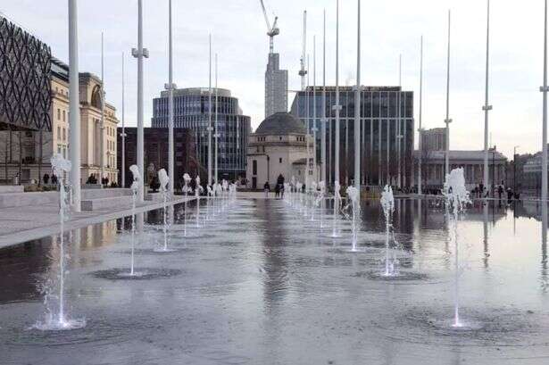 Why Birmingham’s Centenary Square fountains have been switched off for nearly a year