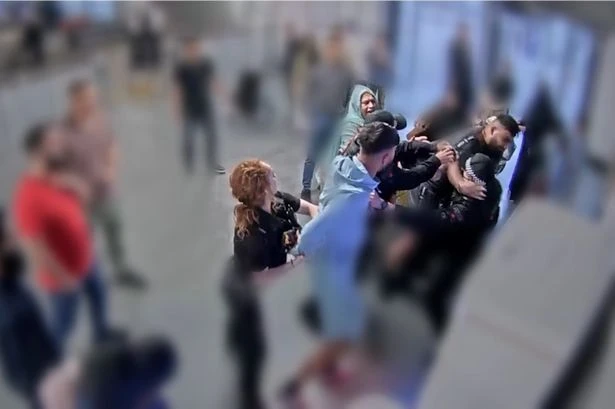 Police officer tells Manchester Airport assault trial she 'never felt punch like it'
