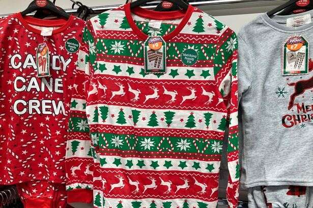 Christmas PJs and cosy slippers on offer at B&M - in pictures