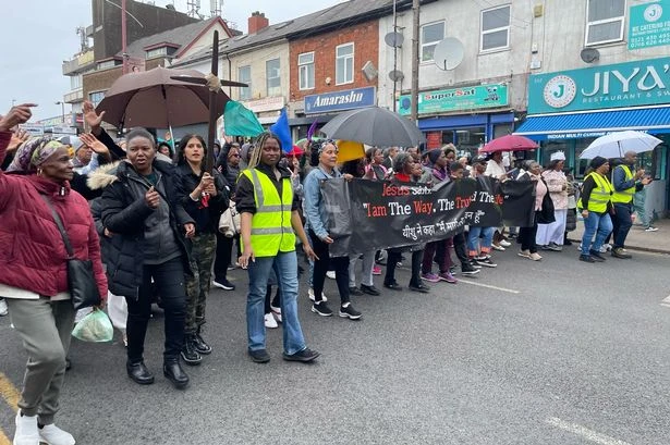Poignant Birmingham Good Friday Walk of Witness takes place in Soho Road in Handsworth