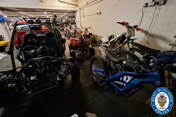 Solihull police seize off-road bikes and beach buggy in 12 raids after community 'distress'