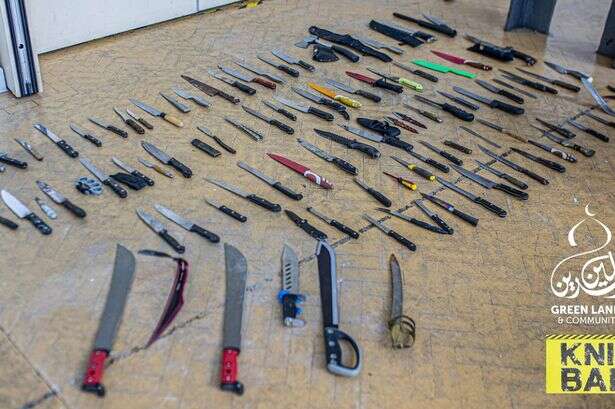 'Knuckle duster knife' among deadly weapons dumped in Birmingham mosque amnesty bin