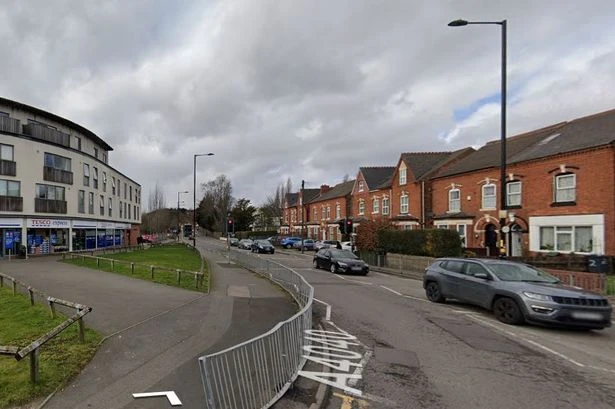 Armed police in Erdington arrest 'suspicious' man as road blocked off