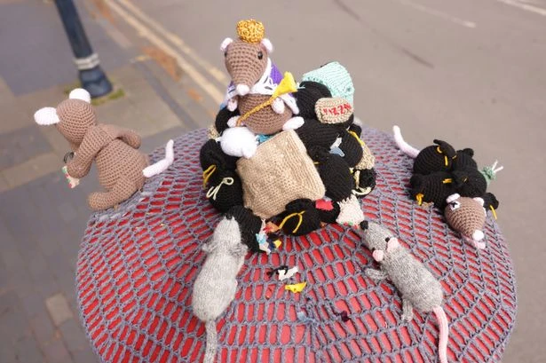 Birmingham bin strikes inspires 'King of rats' rubbish themed city postbox