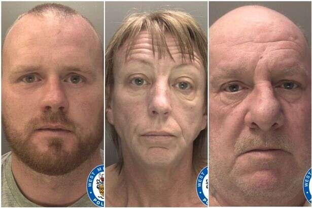 Mug shots of family who used garden shed in plot to send drug-laced letters into prisons