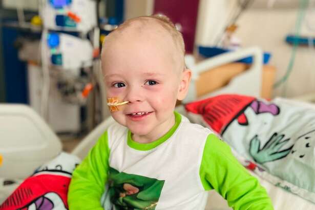 Toddler, 2, diagnosed with rare cancer after 'doctors thought he had constipation'