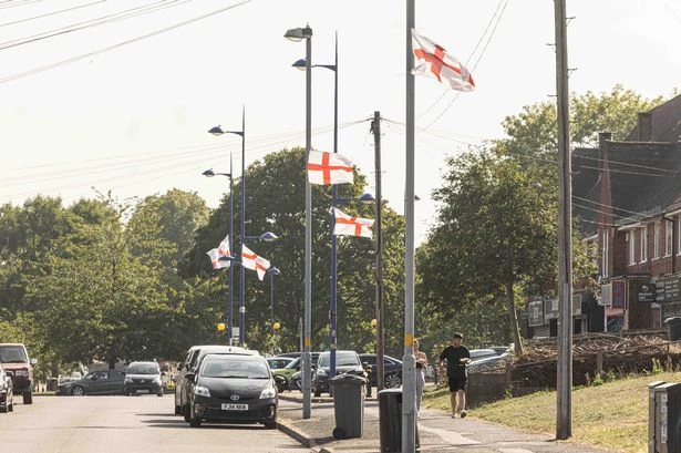 'We are patriotic not racist' - passions high as England and Union flags line Birmingham streets