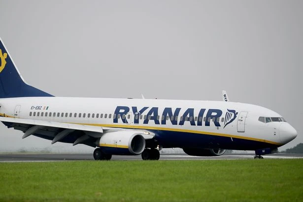 Ryanair warn passengers over 'potential disruptions' due to yellow weather alert