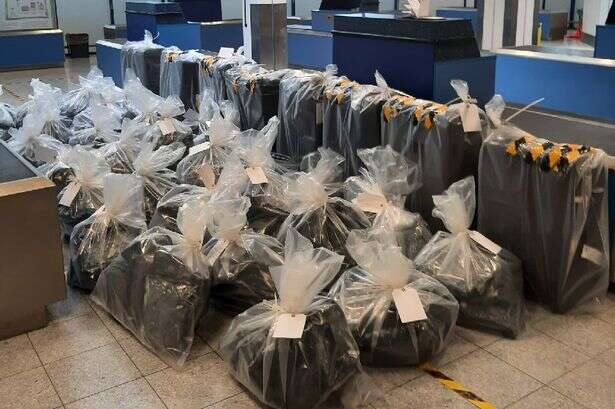 Birmingham Airport cannabis smuggling scale revealed as 40 arrested and UK rates rocket