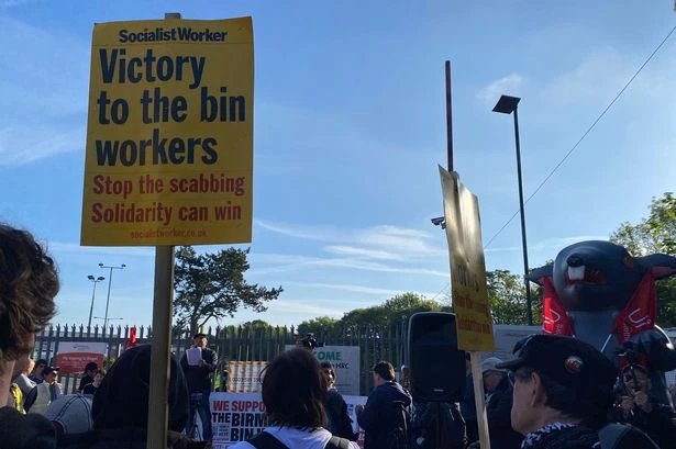 I visited Birmingham's bin strike 'megapicket' and saw why they were fighting