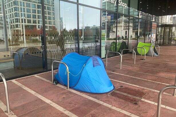 Life of those living in tents in Birmingham city centre who just have a simple message