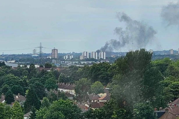 Birmingham fire live as smoke rises high across city centre