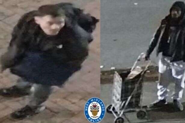 Police issue CCTV of man with 'distinctive shopping trolley' after Hall Green burglary