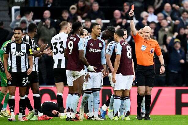 'That's what tipped the ref' - Verdict delivered on Jhon Durán red card as Aston Villa await decision