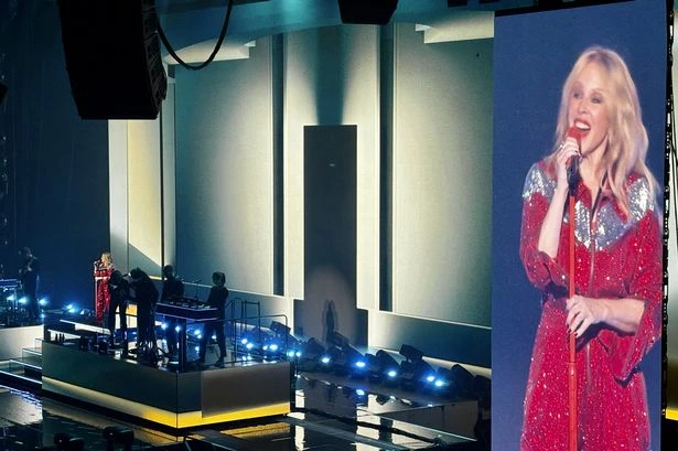 Kylie Minogue halts Birmingham show to surprise her fans and says 'Are you joking me?'