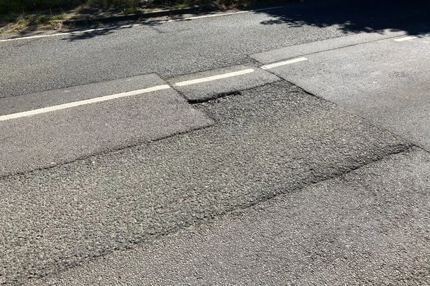 Locals fear pothole road a 'danger'