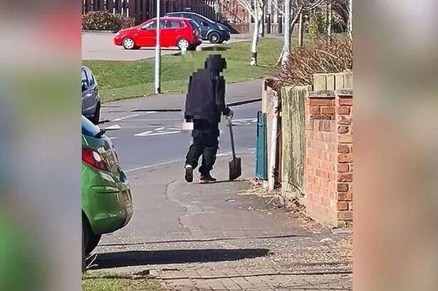 Man 'smashes up electrical boxes with a shovel' during 'rampage' on Midlands estate