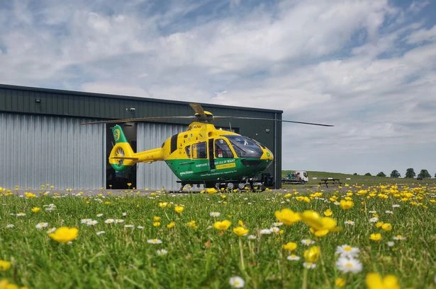 One person airlifted to hospital after helicopter crash at UK holiday hotspot